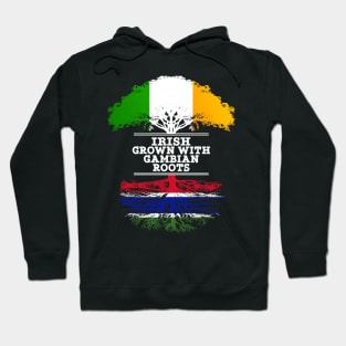 Irish Grown With Gambian Roots - Gift for Gambian With Roots From Gambia Hoodie